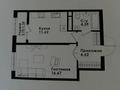 2-комнатная квартира · 42 м² · 3/9 этаж, Симферопольская 1/2 — Cулейменова за 37.5 млн ₸ в Алматы, Ауэзовский р-н — фото 4