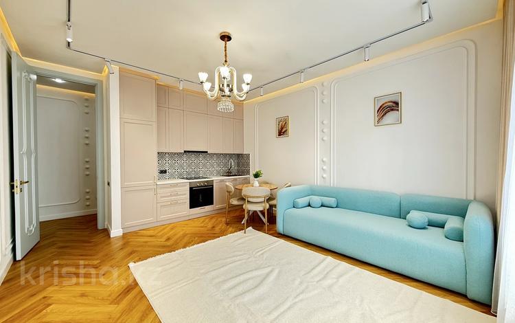 3-комнатная квартира · 70 м² · 17/22 этаж, Тауелсиздик 56 за 69.9 млн ₸ в Астане, Сарайшык р-н — фото 2