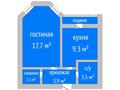 1-бөлмелі пәтер, 38 м², 7/9 қабат, Юбилейный 7, бағасы: 14.2 млн 〒 в Костанае — фото 2