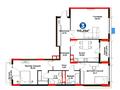 3-комнатная квартира · 110.24 м² · 11/14 этаж, Бухар жырау 33/2 за ~ 91.7 млн ₸ в Астане, Есильский р-н — фото 3