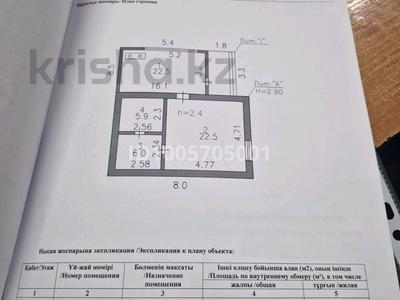 Отдельный дом · 2 комнаты · 58 м² · 10 сот., Орман 34 — Посёлок Орман за 35 млн 〒 в Петропавловске