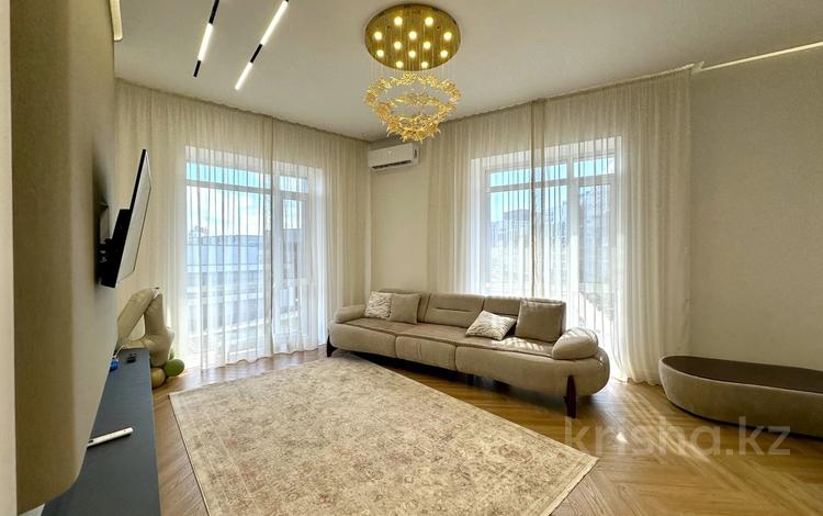3-комнатная квартира · 90 м² · 4/7 этаж, Керей-Жанибек хандар 44/4 за 113 млн ₸ в Астане, Есильский р-н — фото 2