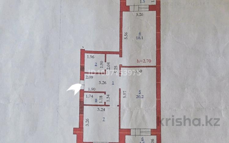 2-комнатная квартира · 68.8 м² · 3/6 этаж, мкр. Алтын орда, Мкрн Алтын Орда 29 — АвтоЦона за 21 млн ₸ в Актобе — фото 13