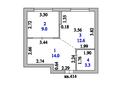 2-бөлмелі пәтер · 39 м² · 6/9 қабат, Нурмагамбетова 15/1, бағасы: 34.5 млн ₸ в Астане — фото 10