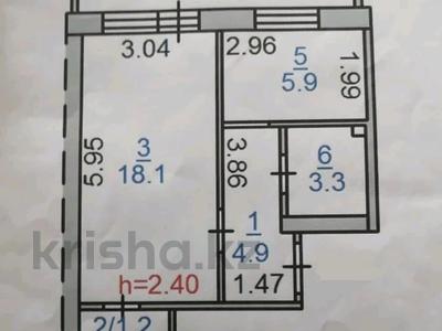 1-бөлмелі пәтер · 33 м² · 2/9 қабат, 5-й микрорайон, Абая 1, бағасы: 16.9 млн ₸ в Костанае