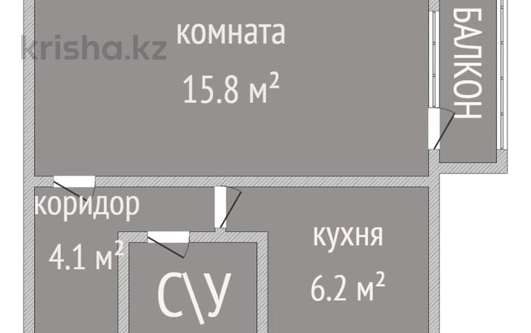 1-бөлмелі пәтер · 32 м² · 5/5 қабат, Абая 147, бағасы: 16.7 млн ₸ в Костанае — фото 3