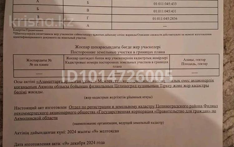 Участок · 10 соток, 13 60 — Караганды там жолы карма карсы куйгенжар за 15.5 млн ₸ в Нурлы — фото 2