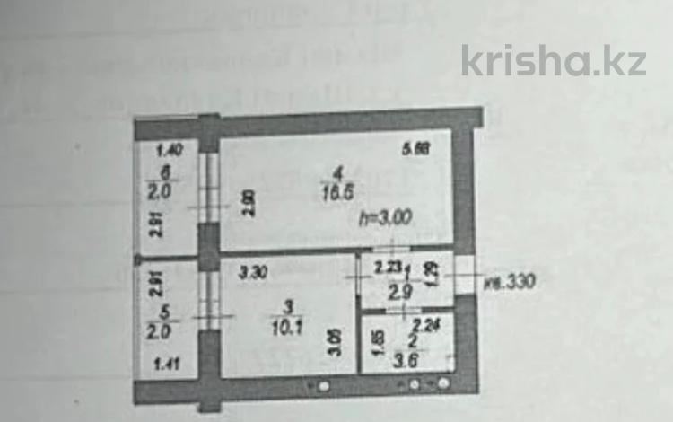 1-комнатная квартира · 37.1 м² · 7/12 этаж, ​Улица Шамши Калдаяков, 46 за 17.5 млн ₸ в Астане, Сарайшык р-н — фото 2
