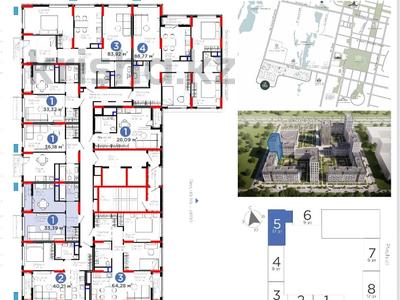 1-бөлмелі пәтер · 34 м² · 4/17 қабат, Е 908 САМАЯ НИЗКАЯ ЦЕНА 23, бағасы: 17.5 млн 〒 в Астане, Нура р-н