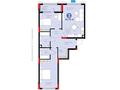 3-бөлмелі пәтер · 82 м² · 2/9 қабат, Е-899 3 — КЛЮЧИ в Июне !!! Самая низкая цена!!!, бағасы: 63.9 млн ₸ в Астане, Нура р-н — фото 2