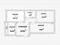 3-комнатная квартира · 66.7 м² · 3/5 этаж, мкр 8, Марата Оспанова 52 за 25 млн ₸ в Актобе — фото 10