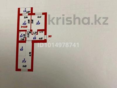 3-комнатная квартира · 62.4 м² · 4/10 этаж, Алихан Бокейхан 7 за 51 млн ₸ в Астане, Есильский р-н