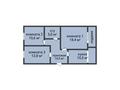 3-комнатная квартира · 68.8 м² · 2/5 этаж, Абая за 34 млн ₸ в Костанае — фото 2