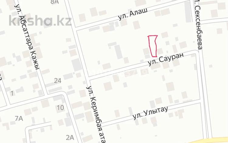 Жер телімі · 8 сотық, Сауран 11 — Пожарная станция, Керимбай ата-Сауран, бағасы: 10 млн ₸ в Абай — фото 2