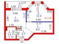 1-бөлмелі пәтер · 43 м² · 4/5 қабат, Кенесары 61/1, бағасы: 22 млн 〒 в Астане, р-н Байконур — фото 13