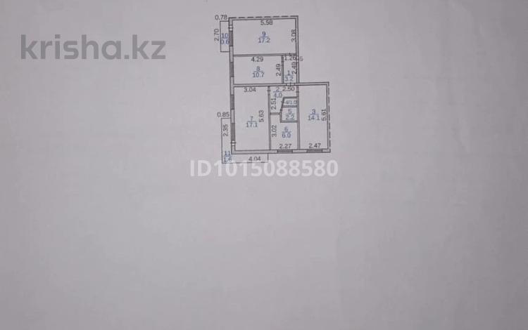 4-комнатная квартира · 77.7 м² · 2/5 этаж, мкр Юго-Восток, 30й микрорайон 13 за 27 млн ₸ в Караганде, Казыбек би р-н — фото 2