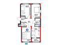 3-комнатная квартира · 80.49 м² · 14/14 этаж, Е 915 19 за ~ 50.7 млн ₸ в Астане, Есильский р-н — фото 3