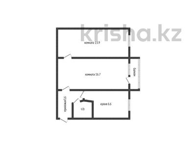 2-комнатная квартира · 44.4 м² · 3/5 этаж, Амангельды 85 за 19 млн 〒 в Костанае