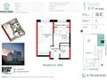 1-комнатная квартира · 39 м² · 9/17 этаж, Е-429 12д за 25 млн ₸ в Астане, Нура р-н