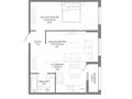 2-бөлмелі пәтер · 54.5 м², Ахмет Байтурсынулы 10/3, бағасы: ~ 34.6 млн ₸ в Астане, Сарайшык р-н — фото 3