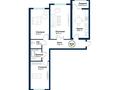 3-бөлмелі пәтер · 81.19 м², Мустафы Шокая 229/10, бағасы: ~ 42.2 млн ₸ в Шымкенте, Каратауский р-н — фото 3