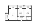 2-комнатная квартира · 75.7 м² · 2/9 этаж, Еркина Ауельбекова 120Б за 28 млн 〒 в Кокшетау — фото 6