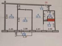 3-бөлмелі пәтер · 57.5 м² · 2/5 қабат, Гоголя 41 — Район базара Огонёк, бағасы: 13 млн 〒 в Риддере