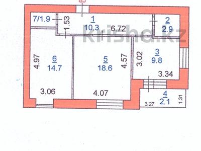 2-комнатная квартира, 60.3 м², 5/9 этаж, Курганская 2 — курганская-каирбекова за 26 млн 〒 в Костанае