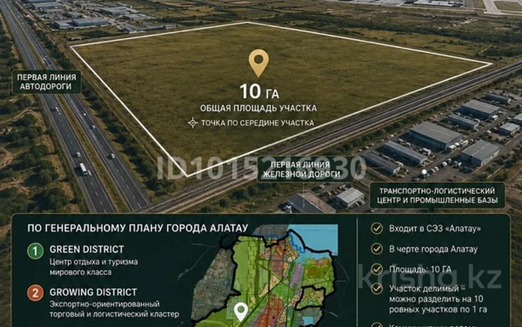 Жер телімі · 10 га, Алатау, бағасы: 2 млрд ₸ — фото 2