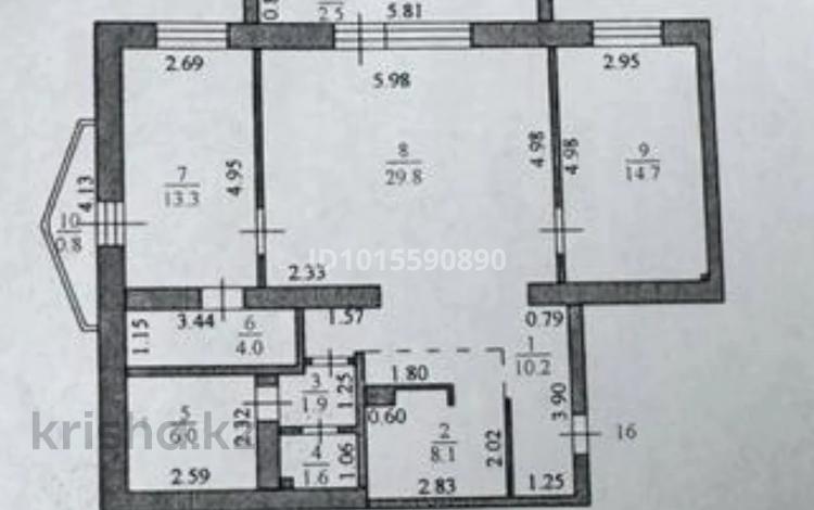 3-бөлмелі пәтер · 90.9 м² · 5/7 қабат, Петрова 4 1, бағасы: 47 млн ₸ в Астане, Алматы р-н — фото 2