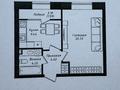 1-бөлмелі пәтер · 40 м² · 8/12 қабат, Чингиз Айтматов 77/11, бағасы: 19.5 млн ₸ в Астане, Сарыарка р-н — фото 3