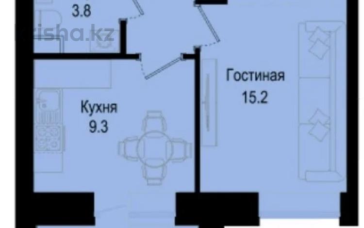 1-комнатная квартира · 34.1 м² · 5/9 этаж, Розы Баглановой 23 за 20 млн ₸ в Астане, Нура р-н — фото 4