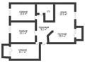 4-комнатная квартира, 97 м², 3/3 этаж, Л. Толстого за 35.5 млн 〒 в Костанае — фото 2