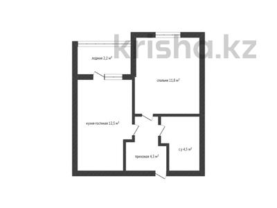 2-комнатная квартира, 38.7 м², 3/9 этаж, Сарыарка 3/3 за 18.3 млн 〒 в Кокшетау
