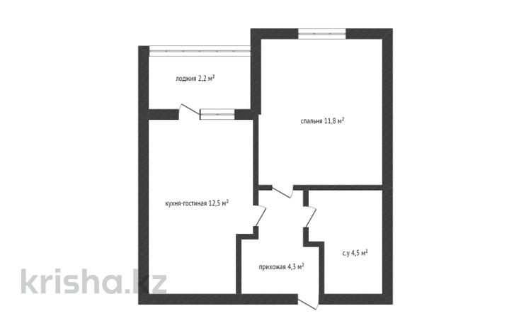 2-комнатная квартира, 38.7 м², 3/9 этаж, Сарыарка 3/3 за 18.3 млн 〒 в Кокшетау — фото 2
