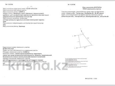 Жер телімі 6 сотық, Қызыл қайрат 491, бағасы: 6 млн 〒 в Талгаре