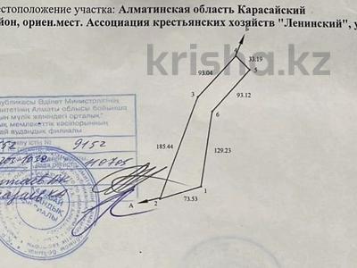 Участок · 1 га, АКХ Ленинский за 28 млн ₸ в Каскелене