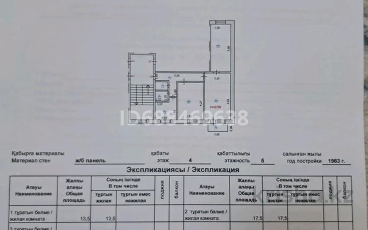 3-комнатная квартира, 60 м², 4/5 этаж, Абай 91а — 7мектеп ТЦ ЗЕРЕ,МЕЧТА Садик Балақай т.б за 20 млн 〒 в Балхаше — фото 2