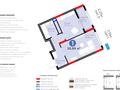 1-комнатная квартира · 38.89 м² · 6/17 этаж, Бухар Жырау за 29.2 млн ₸ в Астане, Есильский р-н — фото 2