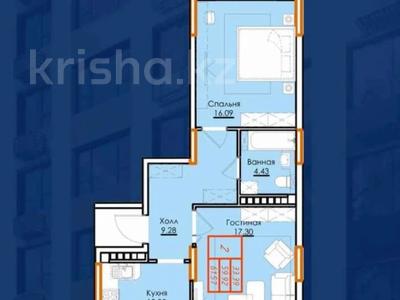 2-комнатная квартира, 61.58 м², 2/9 этаж, Гашека 5а за ~ 23.4 млн 〒 в Костанае