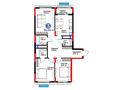 3-комнатная квартира · 85.68 м², мкр Нурсая, Абулхайр-хана 69/1 за ~ 49.1 млн ₸ в Атырау — фото 3