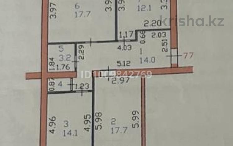 3-бөлмелі пәтер · 86 м² · 4/5 қабат, Кизатова 3в, бағасы: 42 млн ₸ в Петропавловске — фото 2