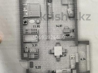 2-комнатная квартира, 52.1 м², 3/5 этаж, Бокина 27 — Рядом 7 школа за 19.5 млн 〒 в Талгаре