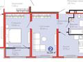 2-бөлмелі пәтер · 53 м² · 8/9 қабат, Е 652, бағасы: 37.5 млн ₸ в Астане, Есильский р-н — фото 2