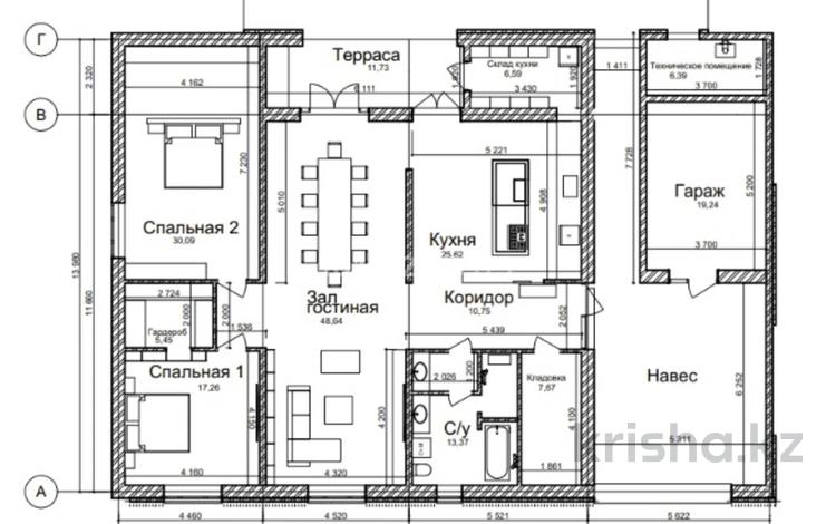 Отдельный дом · 3 комнаты · 176 м² · 5 сот., Алау 4 за 24 млн ₸ в Баскудуке — фото 2