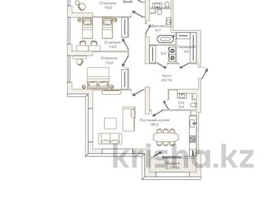 4-комнатная квартира · 138.2 м², Проспект Аль-Фараби и улица Маркова — БЕЗ КОМИССИИ за ~ 185.4 млн ₸ в Алматы, Бостандыкский р-н