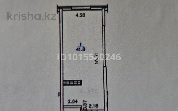 1-комнатная квартира · 41.8 м² · 5/9 этаж, Сыбызгы 100 за ~ 20.9 млн ₸ в Алматы, Турксибский р-н — фото 14