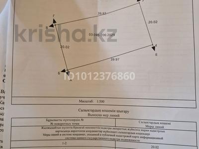 Участок · 8 соток, Сарыкамыс 39 за 5 млн ₸ в Каргалы (п. Фабричный)