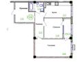 2-комнатная квартира · 76.9 м², мкр. 10 5 за ~ 34.6 млн 〒 в Конаеве — фото 3