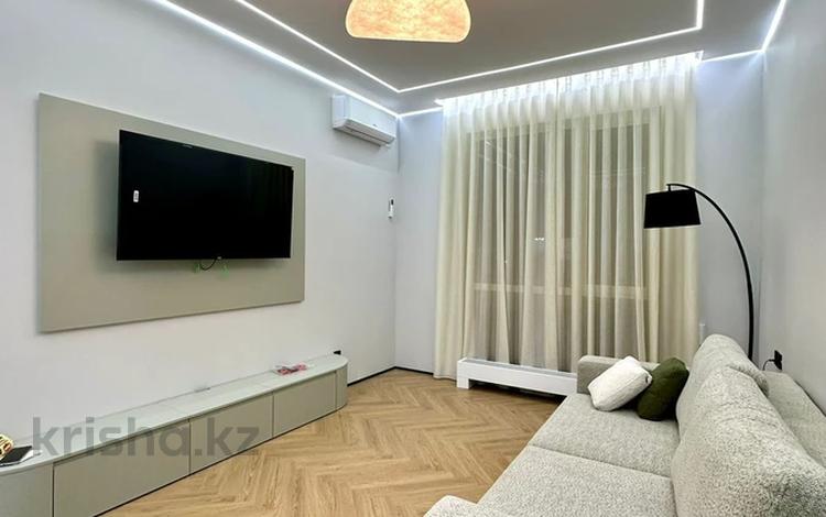 2-бөлмелі пәтер · 75 м² · 5/16 қабат, мкр Тараз, Рыскулова 33/2, бағасы: 71 млн ₸ в Шымкенте, Аль-Фарабийский р-н — фото 2